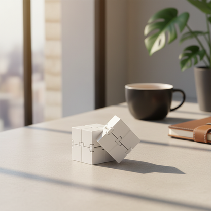 Premium lifestyle photo of infinity cube