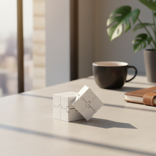 Premium lifestyle photo of infinity cube